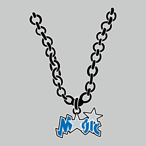 Orlando Magic Necklace logo iron on paper